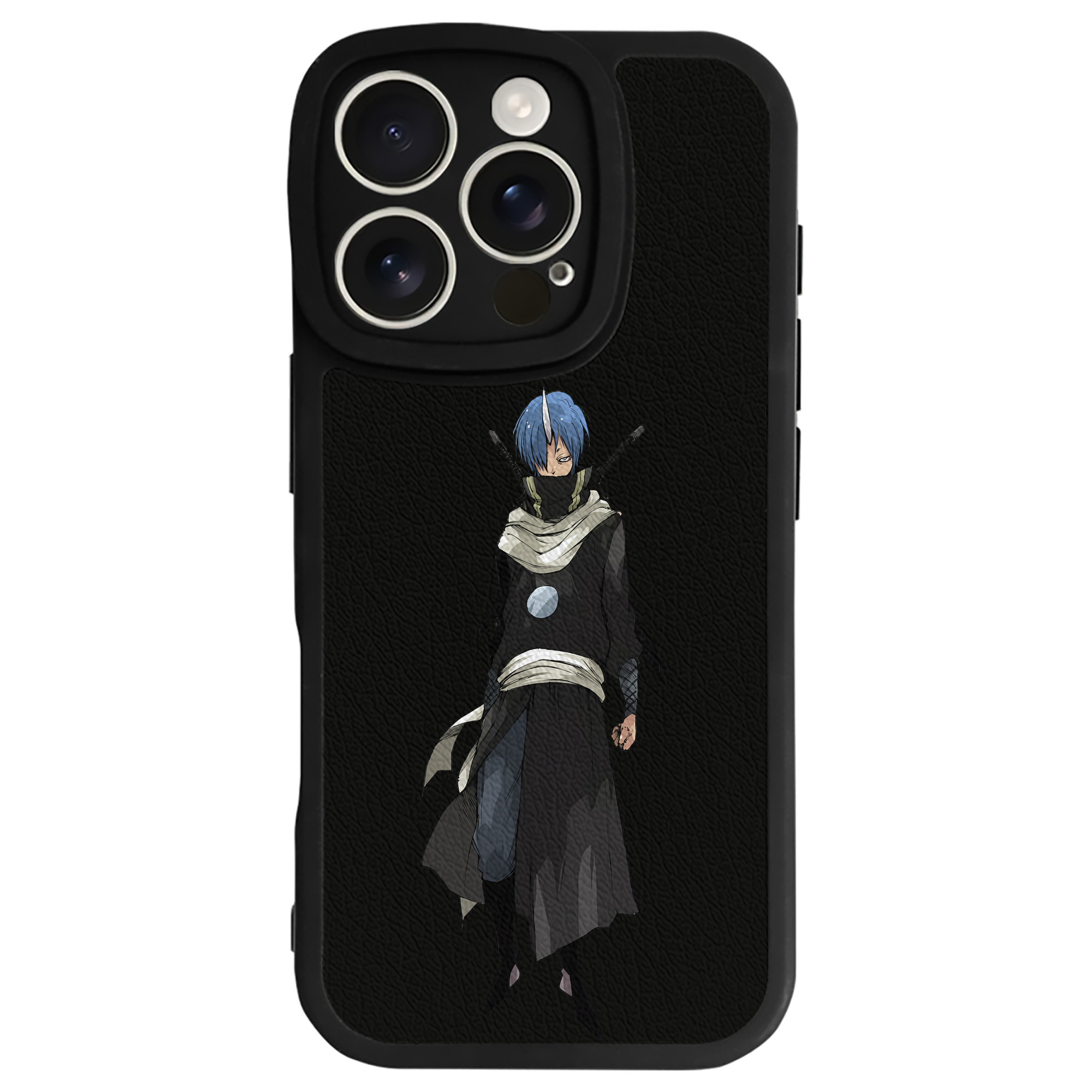 （画像用） 転スラ Regarding Reincarnated to Slime 【iPhone 16シリーズ対応】シリコンスマホケース（レザー調） 材質：シリコン